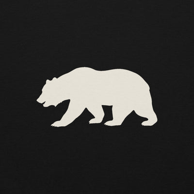 California Bear Pullover Hoodie, Women's, print close-up