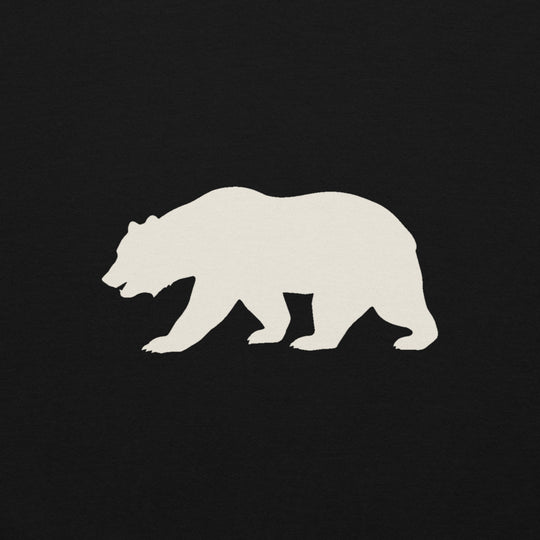 California Bear Pullover Hoodie, Women's, print close-up