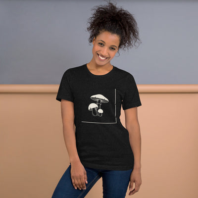 Mushroom Line Trio Graphic T-Shirt, Men's, on a model