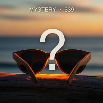 Mystery Sunglass, $39: one polarized wood frame, picked for you