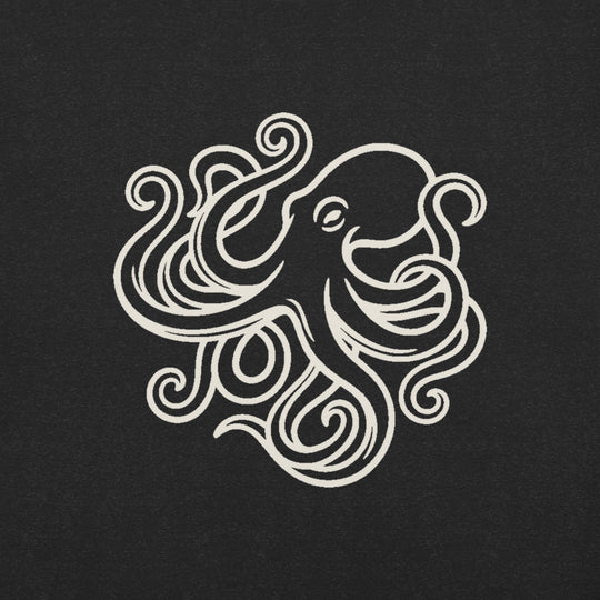 Octopus Art California Graphic T-Shirt, Men's, print close-up
