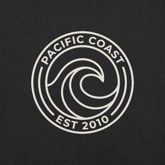 Pacific Coast Wave Badge Graphic T-Shirt, Men's, print close-up
