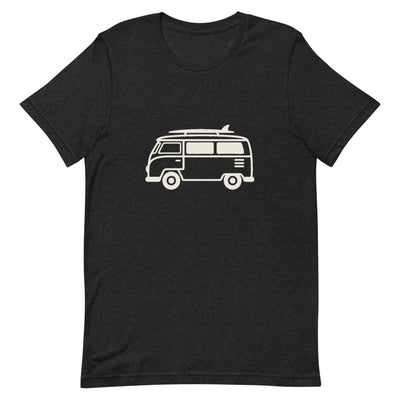VW Bus Line Art Graphic T-Shirt, Men's, flat lay