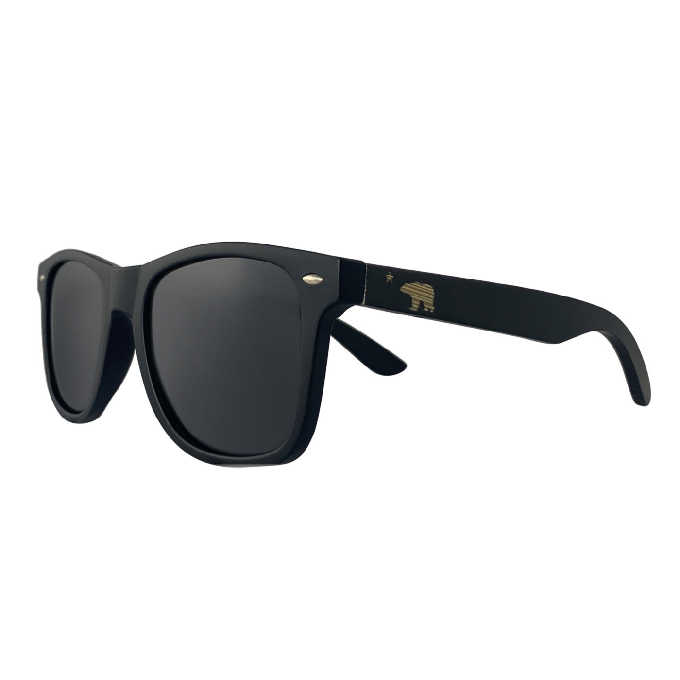 Santa Monica Polarized Square Bamboo Sunglasses – Cali Life Co.