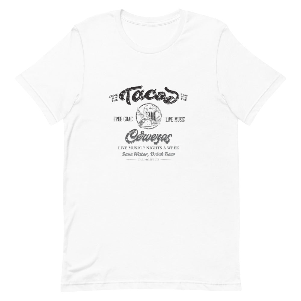 Tacos y Cervezas T-Shirt | White